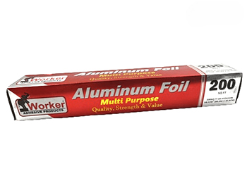 200 SQ FT Silver Foil Roll